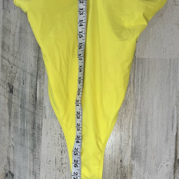 SHEIN One Piece Swimsuit High Hip Bright Summer Swim Bathing Suit Size Medium - Picture 6 of 16